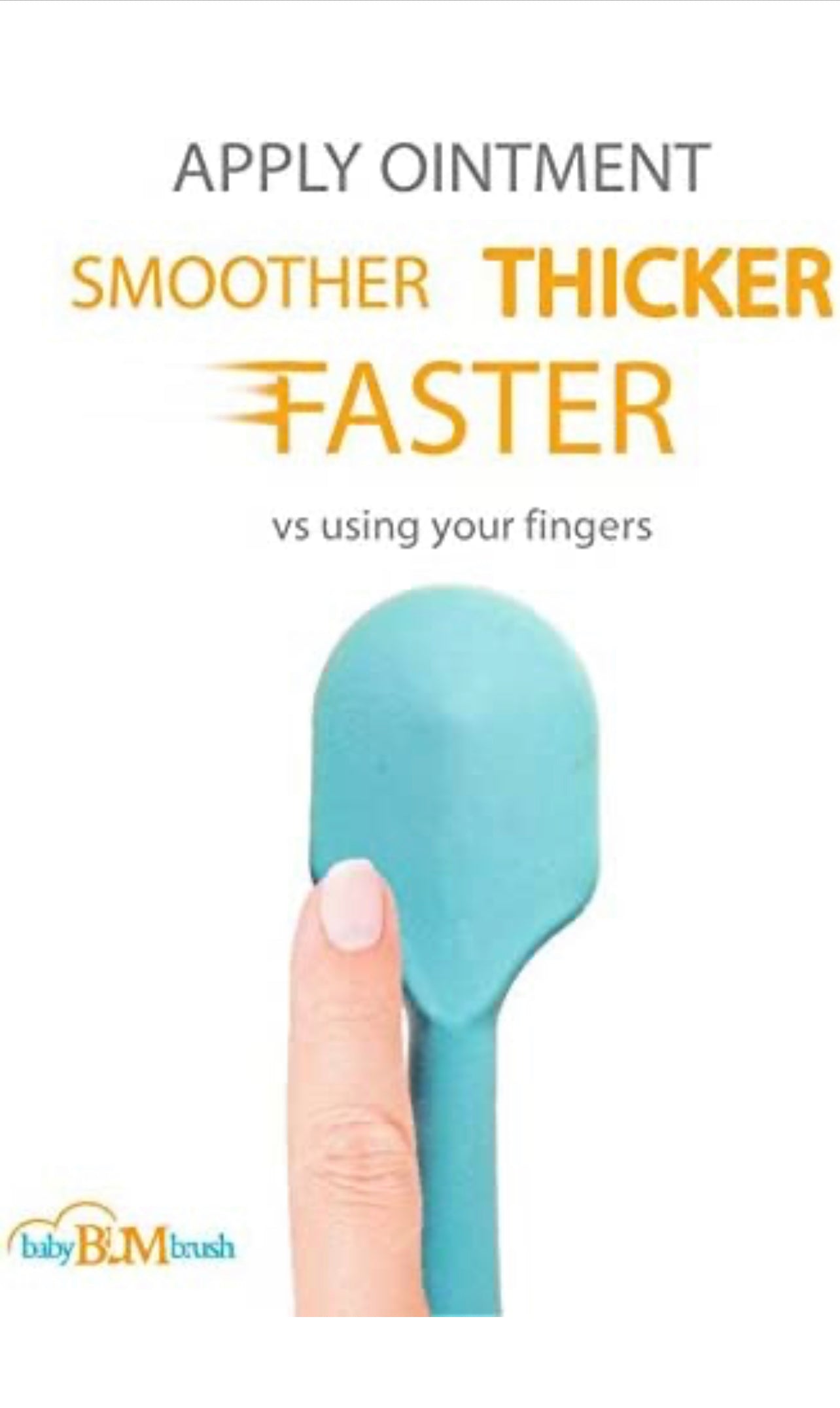 Bumco Diaper Cream Spatula - Baby Bum Brush for Butt Paste Diaper Cream, Baby Butt Cream Diaper Cream Applicator, Butt Spatula Baby Necessities, Diaper Cream Brush, - Kybo's Baby Clothing