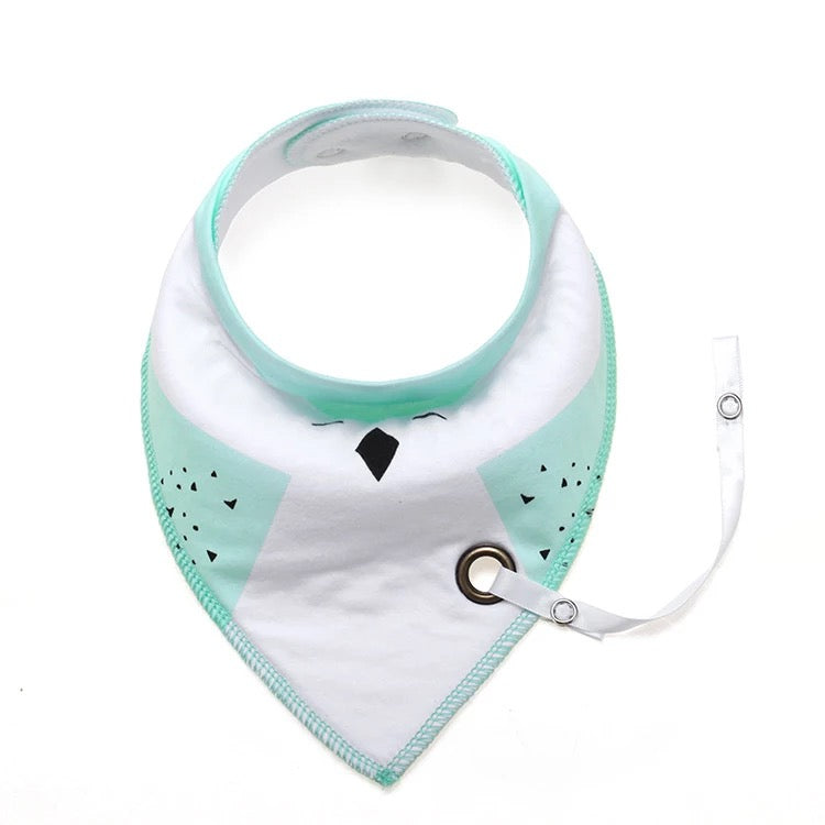 Baby bandana drool bibs with snap pacifier clip - Kybo's Baby Clothing
