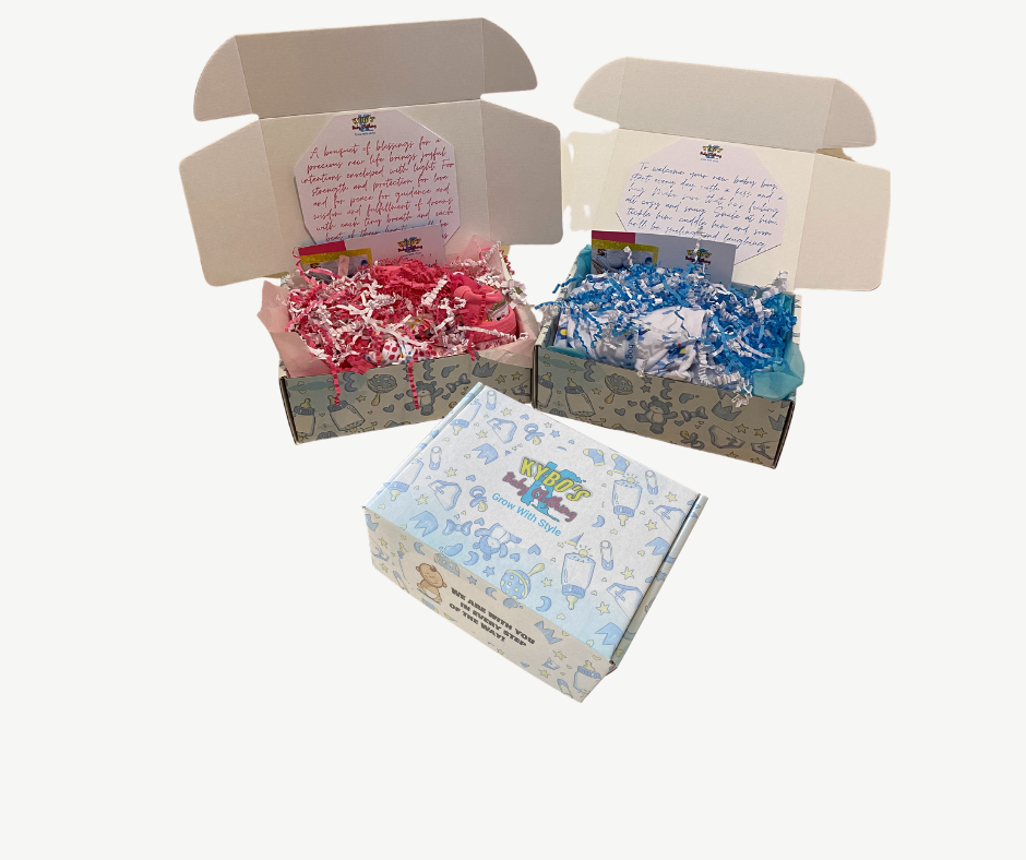 Newborn Set Baby Shower Bundle Box-8 MUST-HAVE ACCESSORIES - Kybo's Baby Clothing