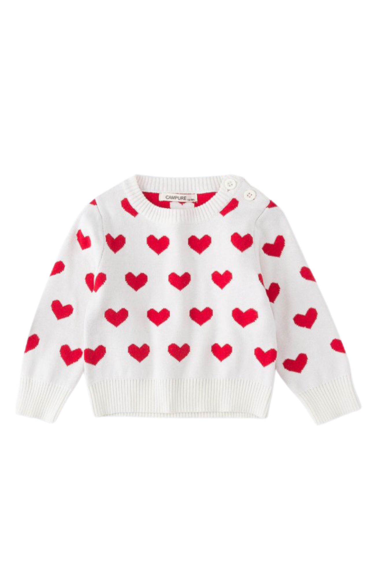 Mommy and Me Heart Shaped Valentine Sweater - Kybo's Baby Clothing