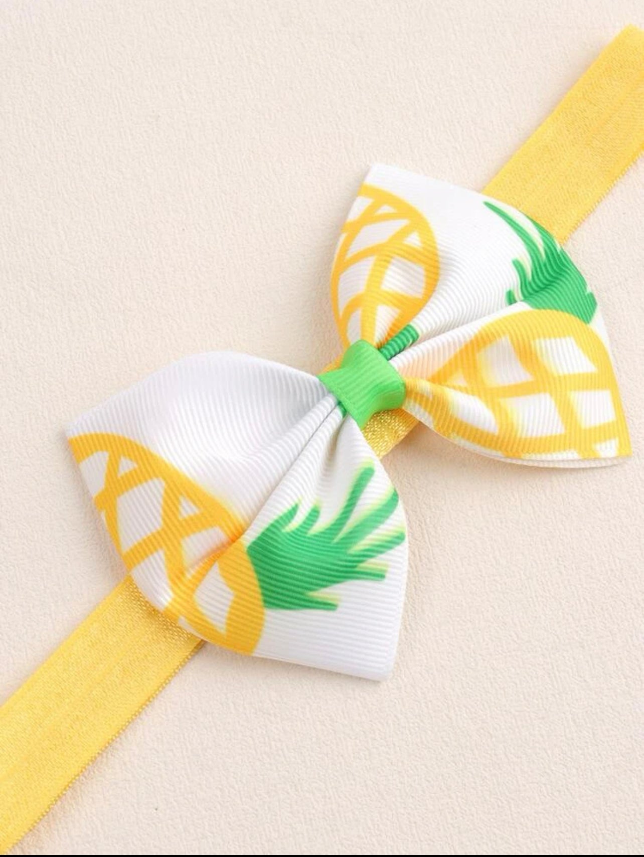 3pcs Baby Fruit Print Bow Decor Headband - Kybo's Baby Clothing