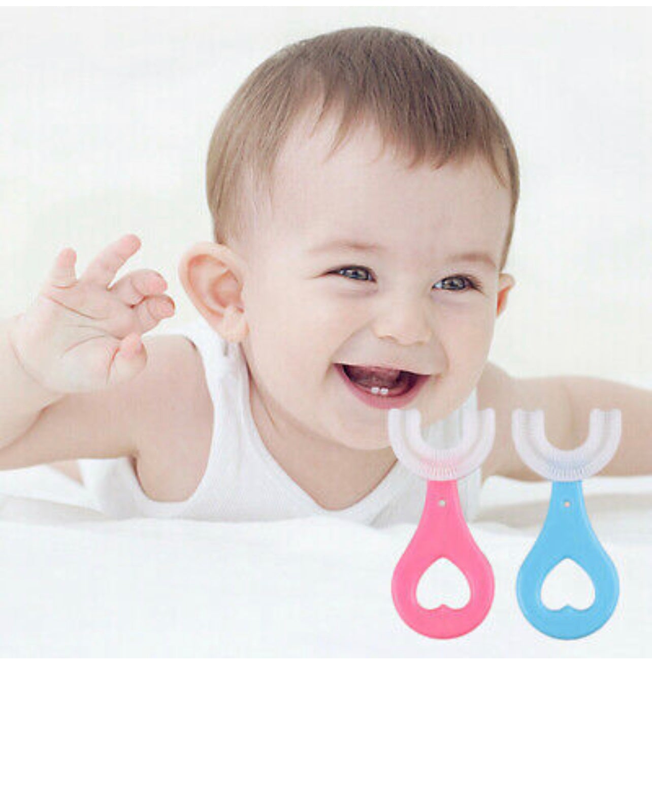 Kids /Toddler U Shaped Toothbrush - Kybo's Baby Clothing