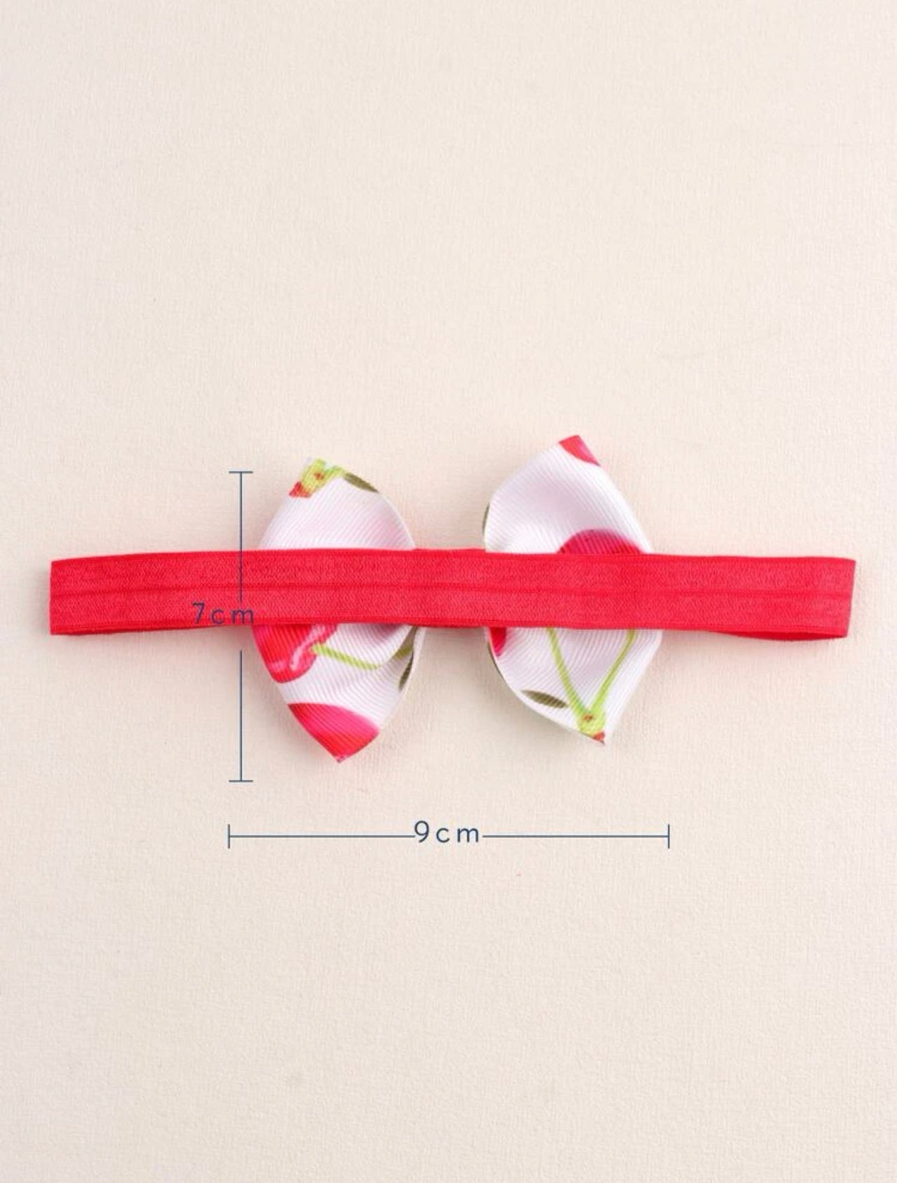 3pcs Baby Fruit Print Bow Decor Headband - Kybo's Baby Clothing