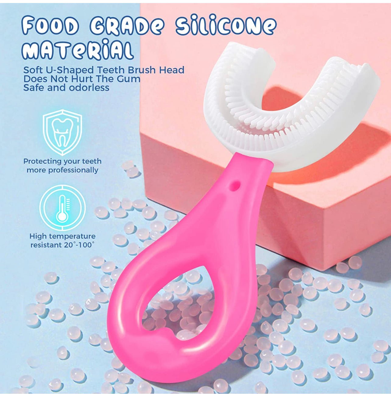 Kids /Toddler U Shaped Toothbrush - Kybo's Baby Clothing